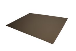 Tischset 6er Set Kunstleder zweifarbig grau braun Glattleder
