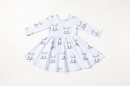 Long-Sleeved Dress with Felia the Cat