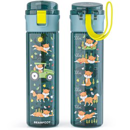 Børne drikkedunk, 500ml, lys - traktor blå
