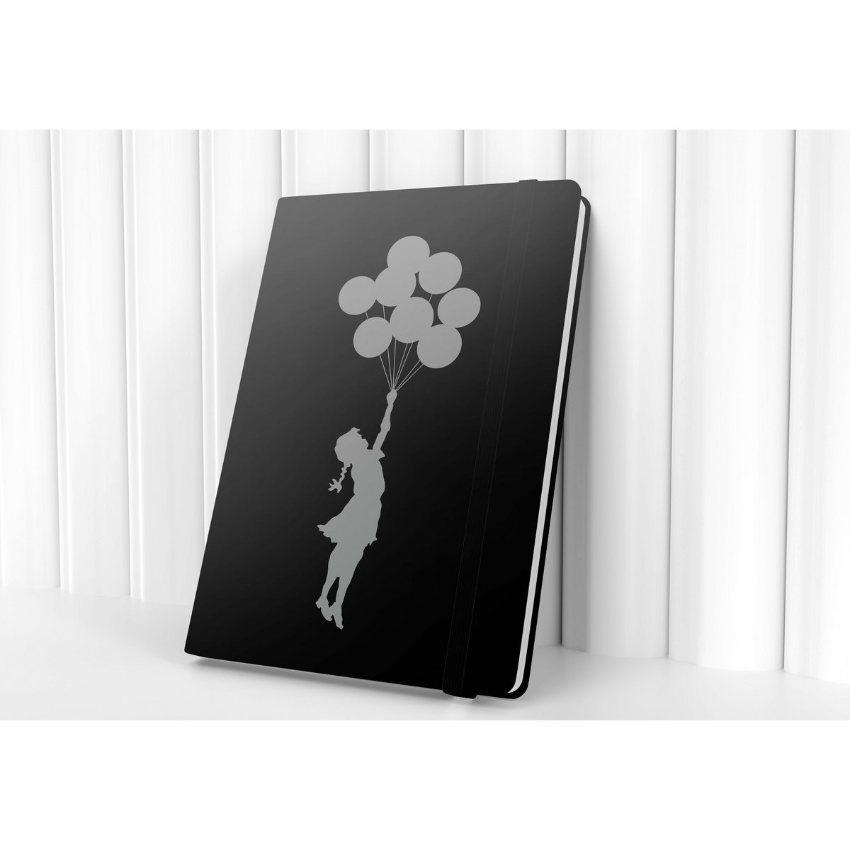 Quaderno Banksy A5/A6 - Ragazza con palloncini volanti