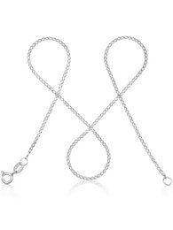 Silver filigree curb chain necklace available in lengths from 35cm to 90cm. The delicate, intricate filigree design creates a timeless, elegant look.