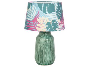 GREEN CERAMIC LAMP C/PANTE14 HM112213
