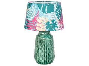 GREEN CERAMIC LAMP C/PANTE14 HM112213
