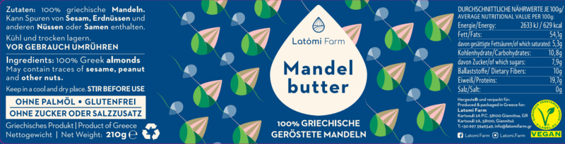Almond Butter, 210gr