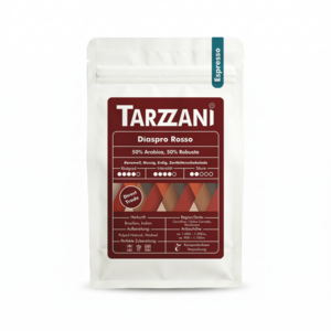 Espressobohnen Rode Jaspis, 50% Arabica / 50% Robusta, Koffiespecialiteit