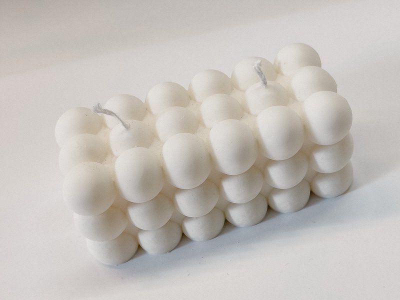 Bubble bar candle | rapeseed wax