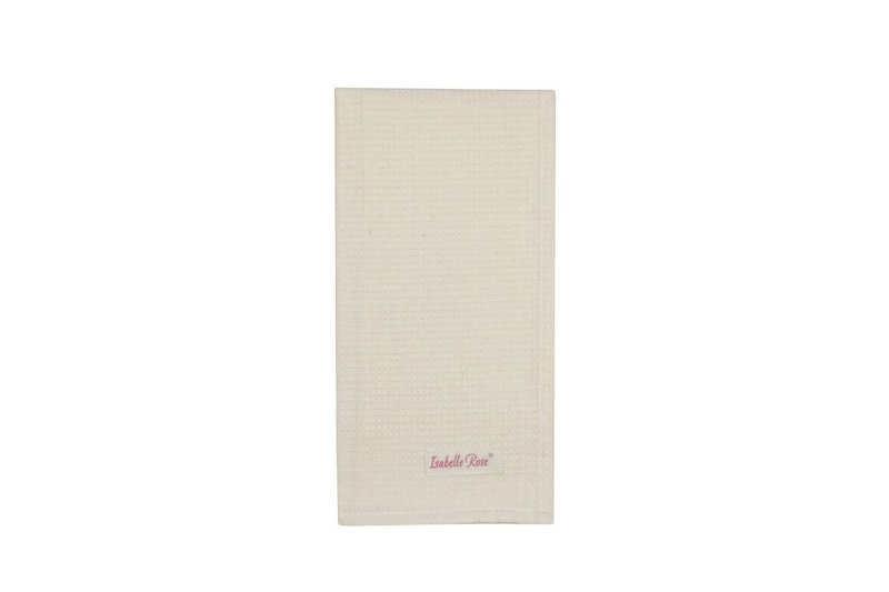 Creme vaffelhåndklæde 50x70 cm Isabelle Rose