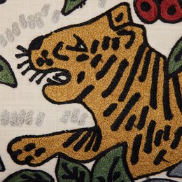 Ivory TIGRIS cushion cover
