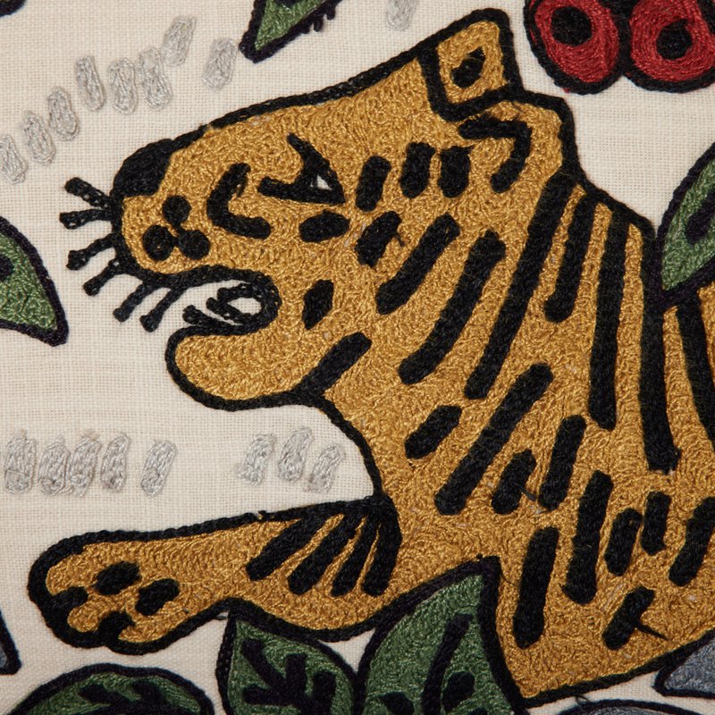 Ivory TIGRIS cushion cover