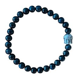 Ladies bracelet Valkenoog 6 mm with Buddha Kraal
