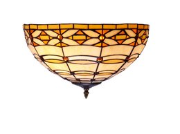 Plafón de techo mayor Tiffany diámetro 40cm Serie Marfíl LG225200