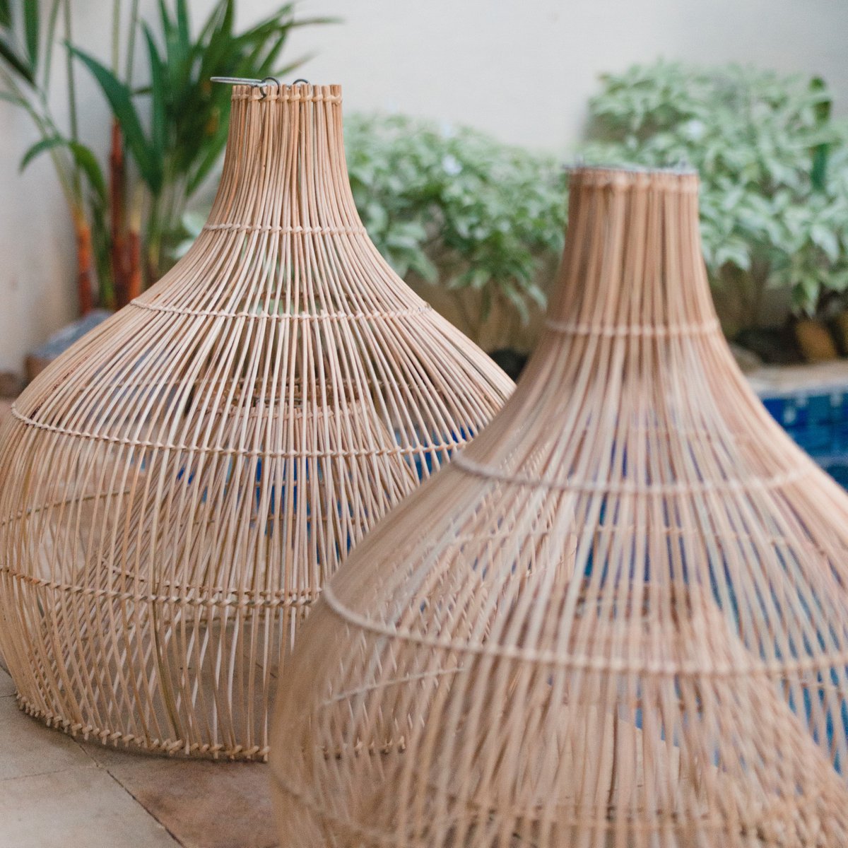 Rattan lampe | Lampeskærm | Pendel ALAM 40/50 cm