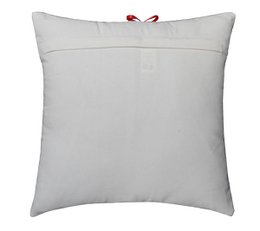 Hvid & Rød Farverigt Juletræ – Pudebetræk / Kussenhoes – Jul 45×45 cm – Urbane Hide