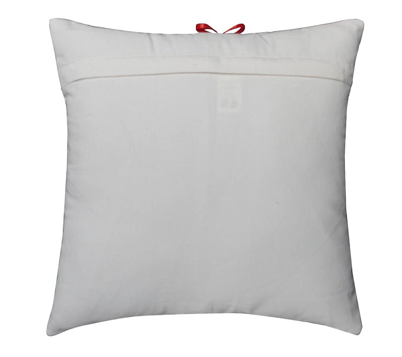 Hvid & Rød Farverigt Juletræ – Pudebetræk / Kussenhoes – Jul 45×45 cm – Urbane Hide