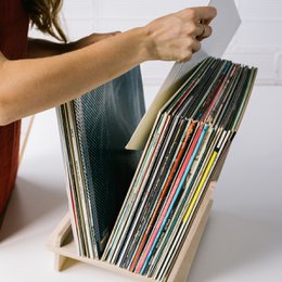 Understøttelse af vinylplader og bøger - LA GATZARA