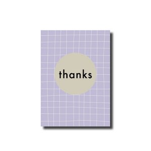 Postkarte Danke