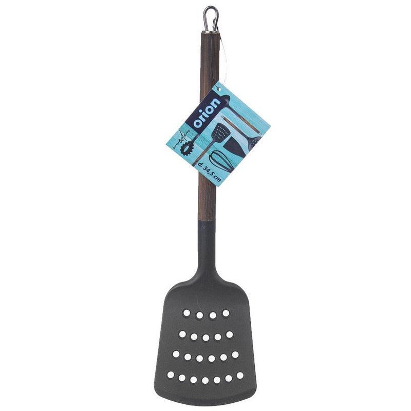 Kitchen Spatula Thermoplastic Slotted WOODEN 34.5 cm