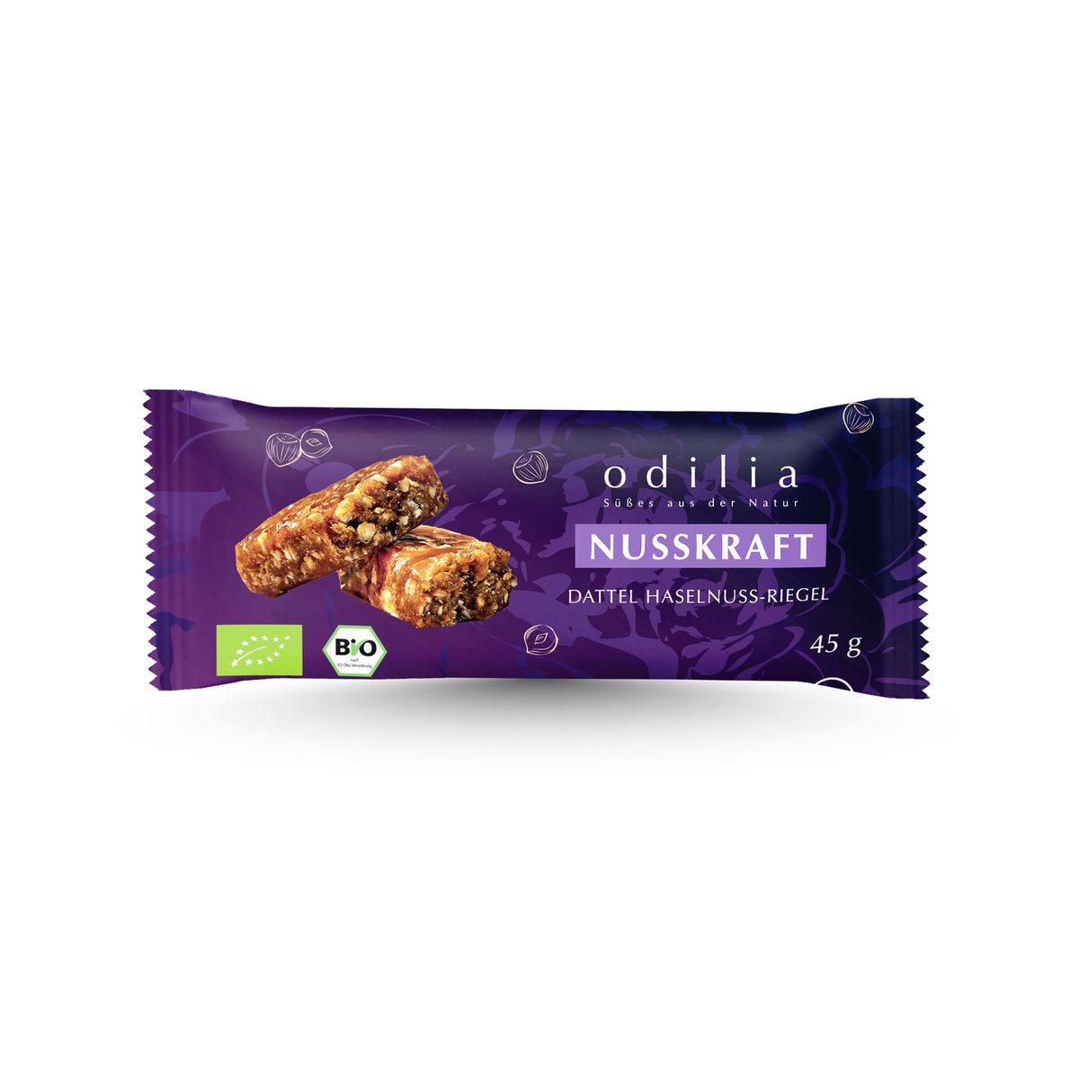 Nusskraft organic date hazelnut bars