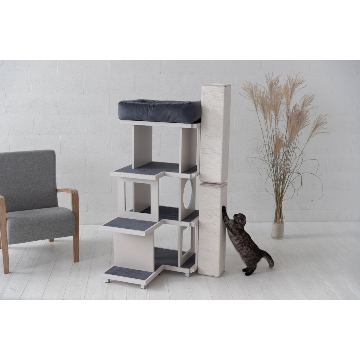 UOSIS – torre per gatti robusta e confortevole