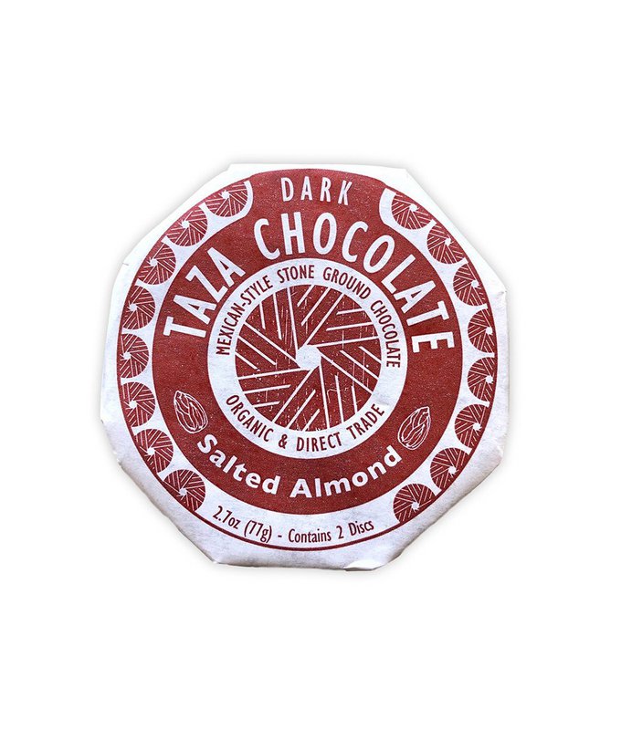 Salted Almond Disc (40% dark) BIO