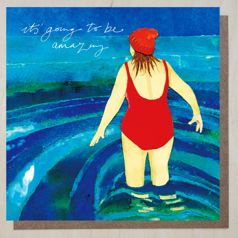Wild Swimming Card (fantastisk svømmer)
