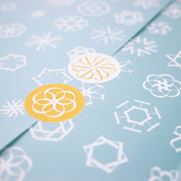Geschenkpapier Schneeflocken II
