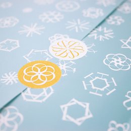 Geschenkpapier Schneeflocken II