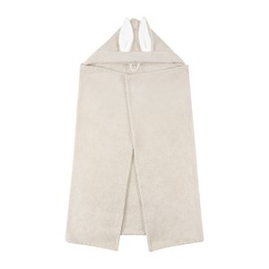 Bamboe badcape Bunny - beige