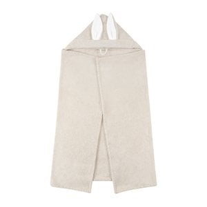 Bamboe badcape Bunny - beige