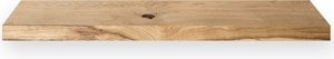 Tu Las™ schwebendes Wandregal aus Holz – 94 x 22 x 4 cm – handgefertigtes längliches Bücherregal – Eichenholz