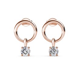 Orecchini Octavia - Oro rosa e cristallo
