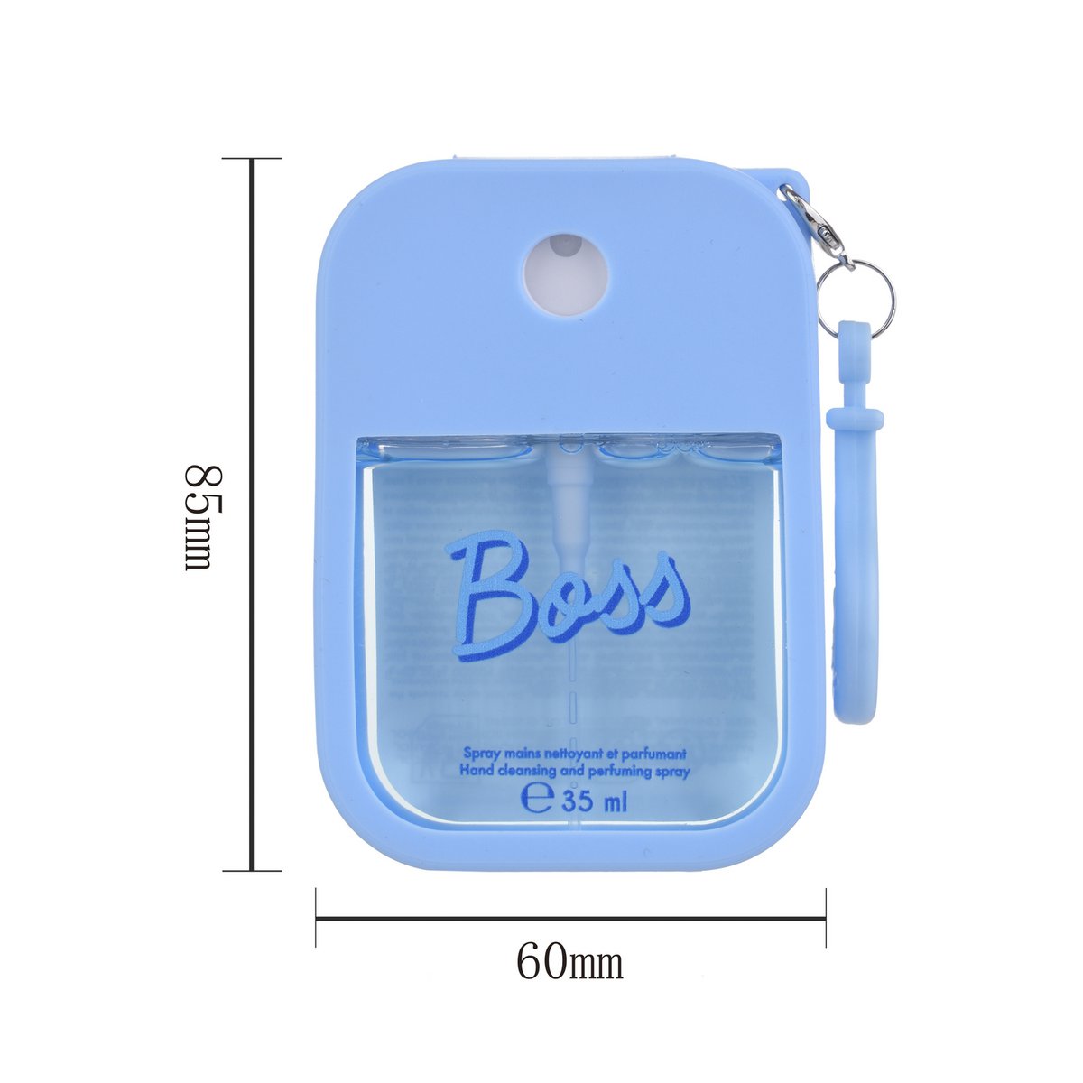 Coconut cleaning hand spray and blue silicone case -35ml