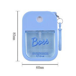 Coconut cleaning hand spray and blue silicone case -35ml