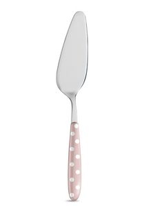 Taartschep roze met stippen 25 cm Isabelle Rose