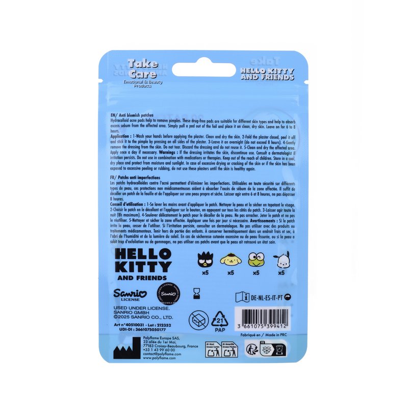 Pompompurin anti-imperfections patches