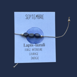 Armbånd September Lapis Lazuli