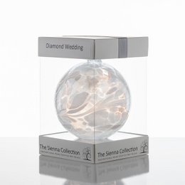 Vriendschapsbal van 10 cm - 60e huwelijksverjaardag - Diamant