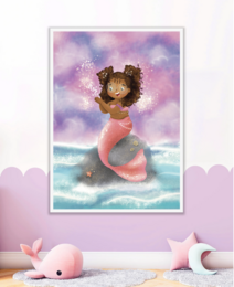Póster de sirena