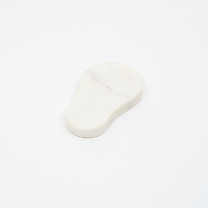 Witte marmeren lepelhouder – elegant en duurzaam ontwerp