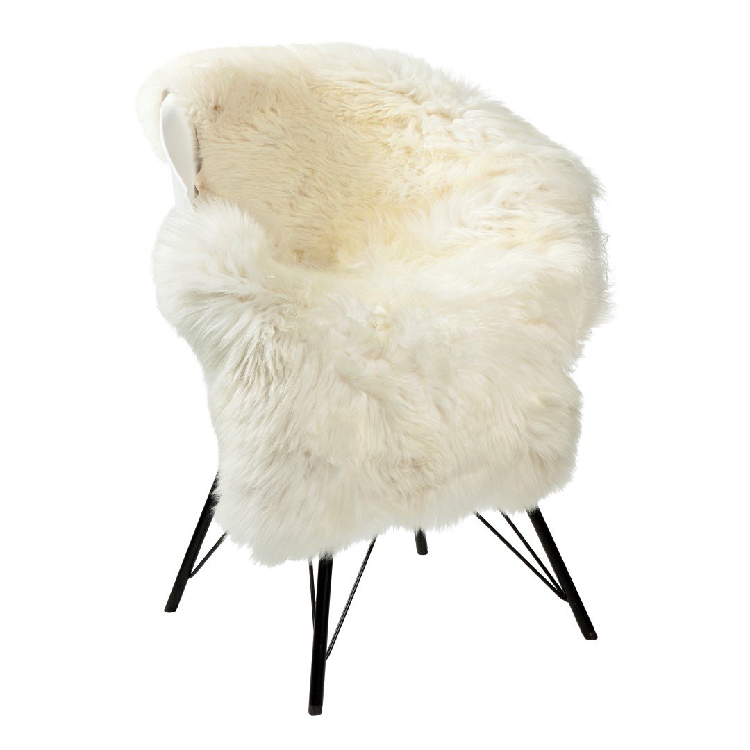 SHEEPSKIN XL WHITE 110-130cm
