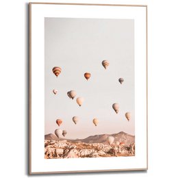 Maleri Slim Frame Varmluftsballon 70x50