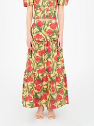 Zafira gul Maxi-nederdel
