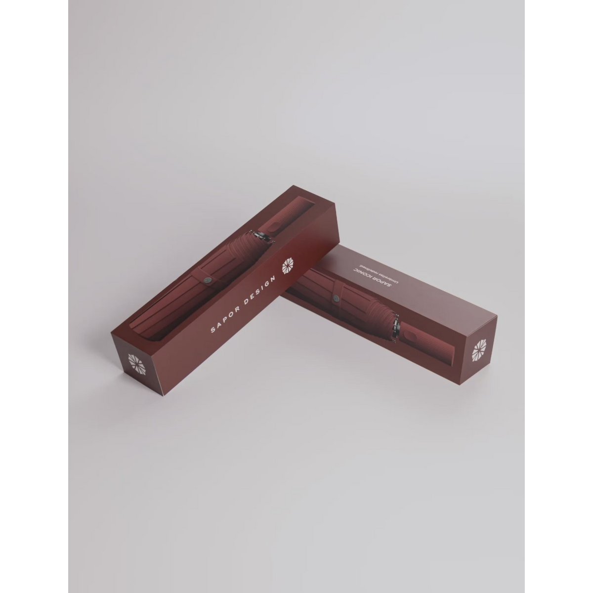 Opvouwbare paraplu Iconisch - Rood