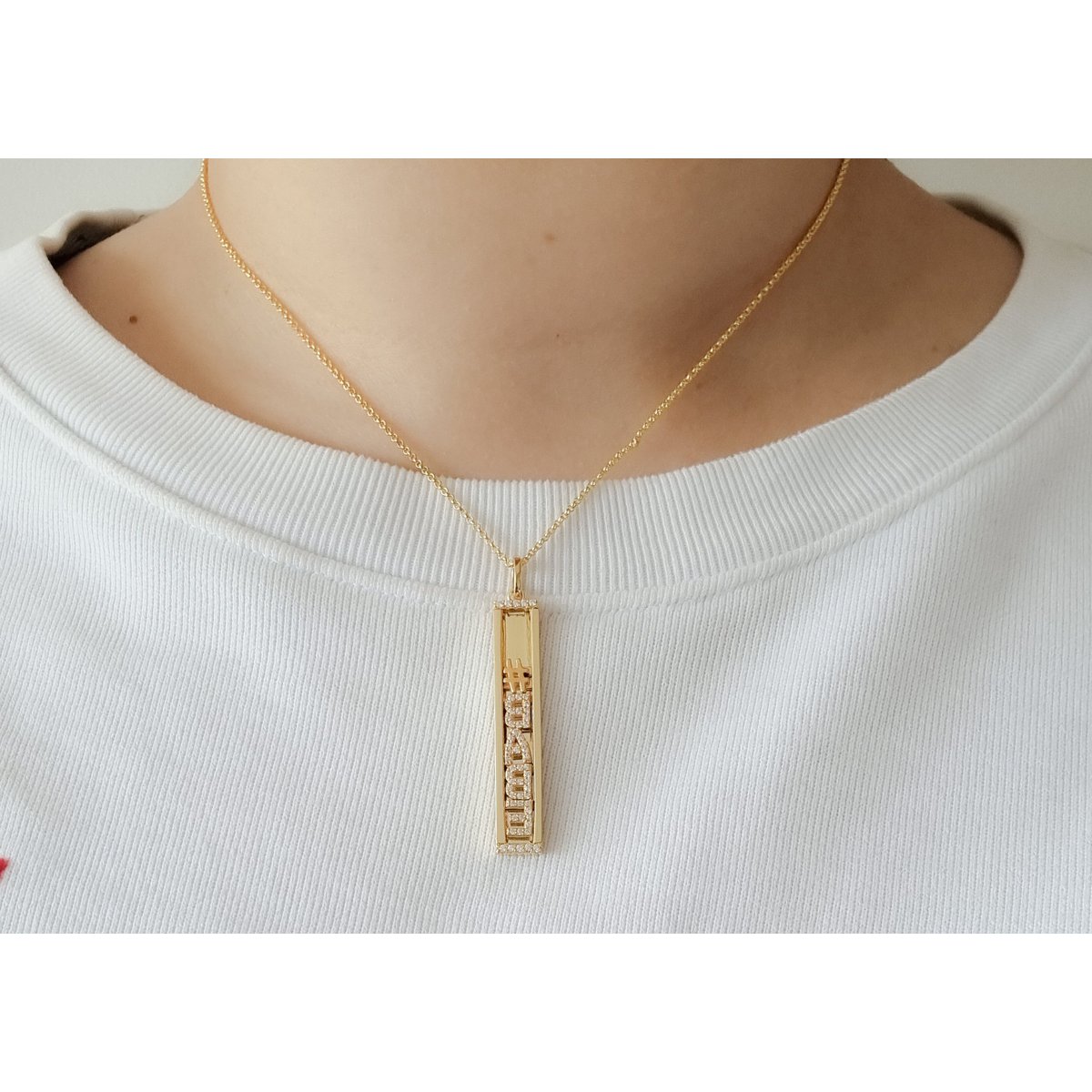 Slider Charm necklace