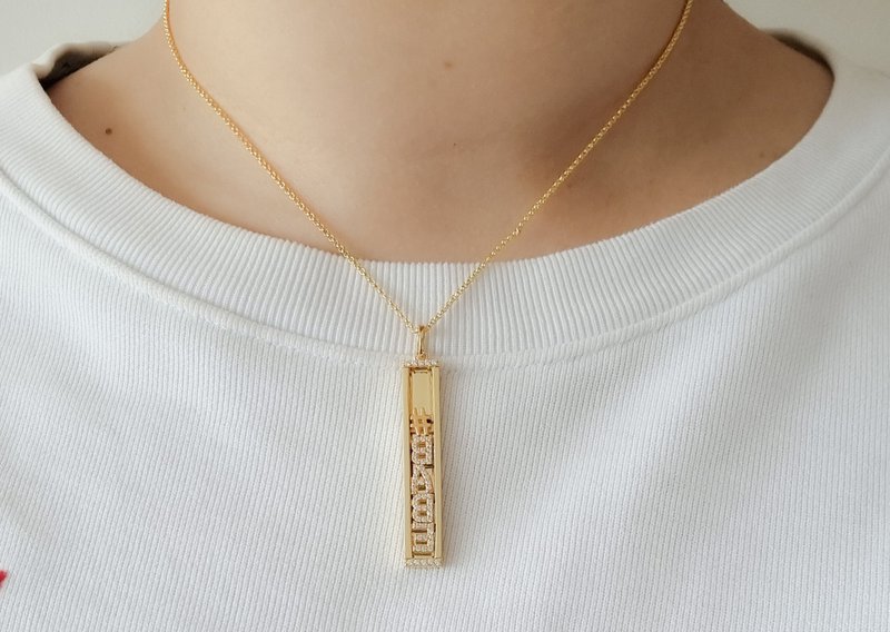 Slider Charm necklace