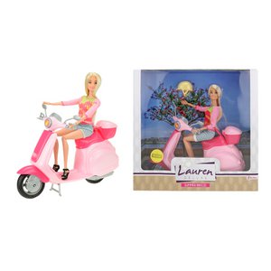 Toi Toys Teenage doll on scooter