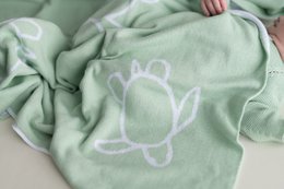 Baby tæppe skildpadder grøn