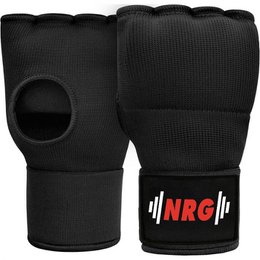NRG Fitness Gants Intérieurs en Gel avec Bandage - Taille : XL