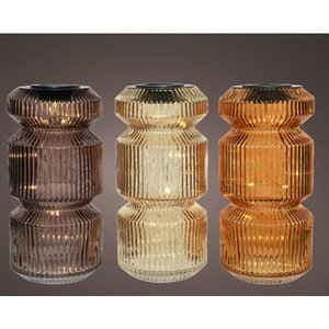 LED-Solar-Tischleuchte Ø12-H25cm