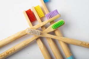 1 bamboe tandenborstel